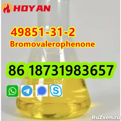 CAS 49851-31-2, Bromovalerophenone Russia Yellow oil factory фото 3