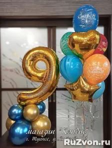 Подарочная коробка с воздушными шарами в Туапсе фото 2