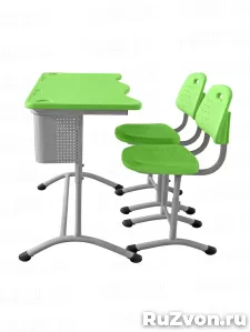 Школьная мебель: парты, стулья. фото 12