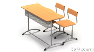 Школьная мебель: парты, стулья. фото 4