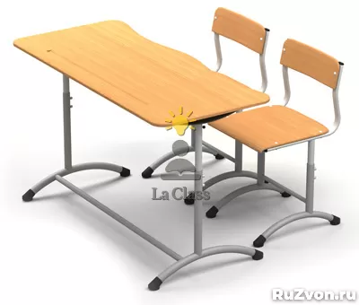 Школьная мебель: парты, стулья. фото 5