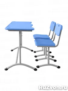 Школьная мебель: парты, стулья. фото 10