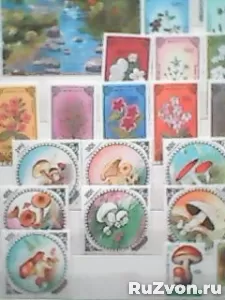 Коллекция марок флора и фауна фото 8