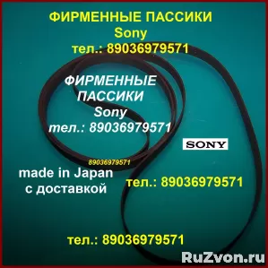 Пассики для Sony TC-WR535 фирменные пасики Сони TCWR535 фото