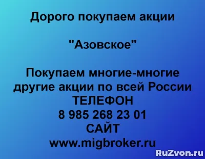 Покупка акций «Азовское» фото