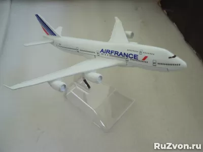 Модель самолёта France Airlines Boeing 747 B747 400 фото 1