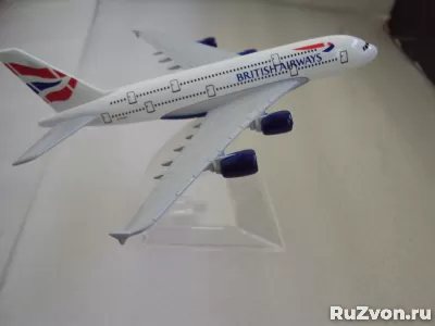 Модель самолёта BRITISH AIRWAYS A380 фото 5