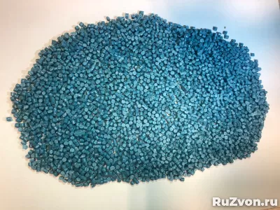 Светло-серый (голубой) вторичный Полипропилен в гранулах фото