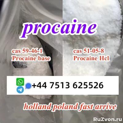 cas 59-46-1 Procaine base powder Procaine Hcl safe ship фото 3