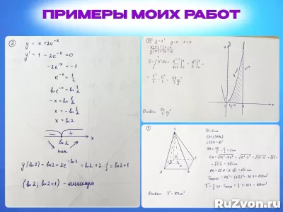 Решение задач по высшей математике фото 4