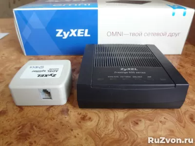 Модем ADSL2+ с портом Ethernet фирмы ZyXEL фото 2