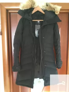 Куртка пуховик новый canada goose 46 м женская парка черная фото