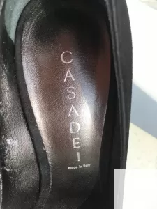 Туфли casadei италия новые размер 39 замшевые черные платфор фото 9