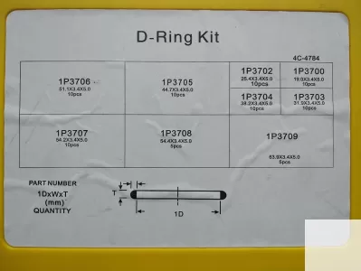 Набор о-колец D-ring kit CATERPILLAR фото 1