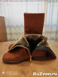 Сапоги женские зимние меховые замшевые новые  SHOES р. 37. фото 2